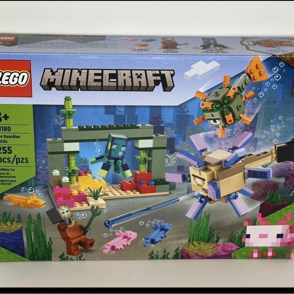 Lego | Toys | Lego Minecraft 218 The Guardian Battle Unopened And ...